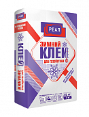 Клей для газобетона РЕАЛ зимний, меш. 25 кг
