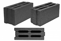 СКЦ 1Р-3,пазогребневый вибропрессованный бетонный, 400х160х188